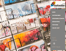 Tablet Screenshot of markwalder.com